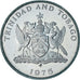 Trinidad and Tobago, 25 Cents, 1975, Proof, UNZ+, Cupronickel, KM:28
