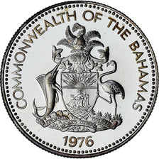 Bahamas, Elizabeth II, 50 Cents, 1976, Proof, MS(64), Silver, KM:64a