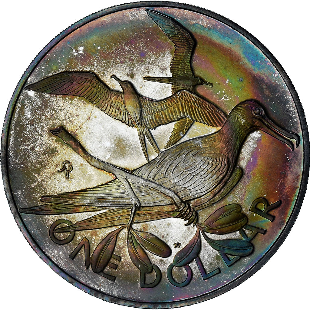 BRITISH VIRGIN ISLANDS, Elizabeth II, Dollar, 1975, Proof, MS(65-70)