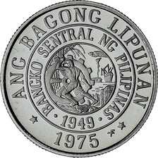 Philippines, 10 Sentimos, 1975, Proof, MS(65-70), Cupronickel, KM:207