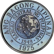 Philippines, 25 Sentimos, 1975, Proof, MS(65-70), Cupronickel, KM:208