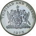 Trinidad and Tobago, 5 Dollars, 1975, Proof, MS(64), Silver, KM:8