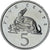 Jamaica, 5 Cents, 1976, Franklin Mint, Proof, MS(65-70), Cupronickel, KM:53