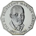Jamaica, Marcus Garvey, 50 Cents, 1976, Franklin Mint, Proof, MS(65-70)