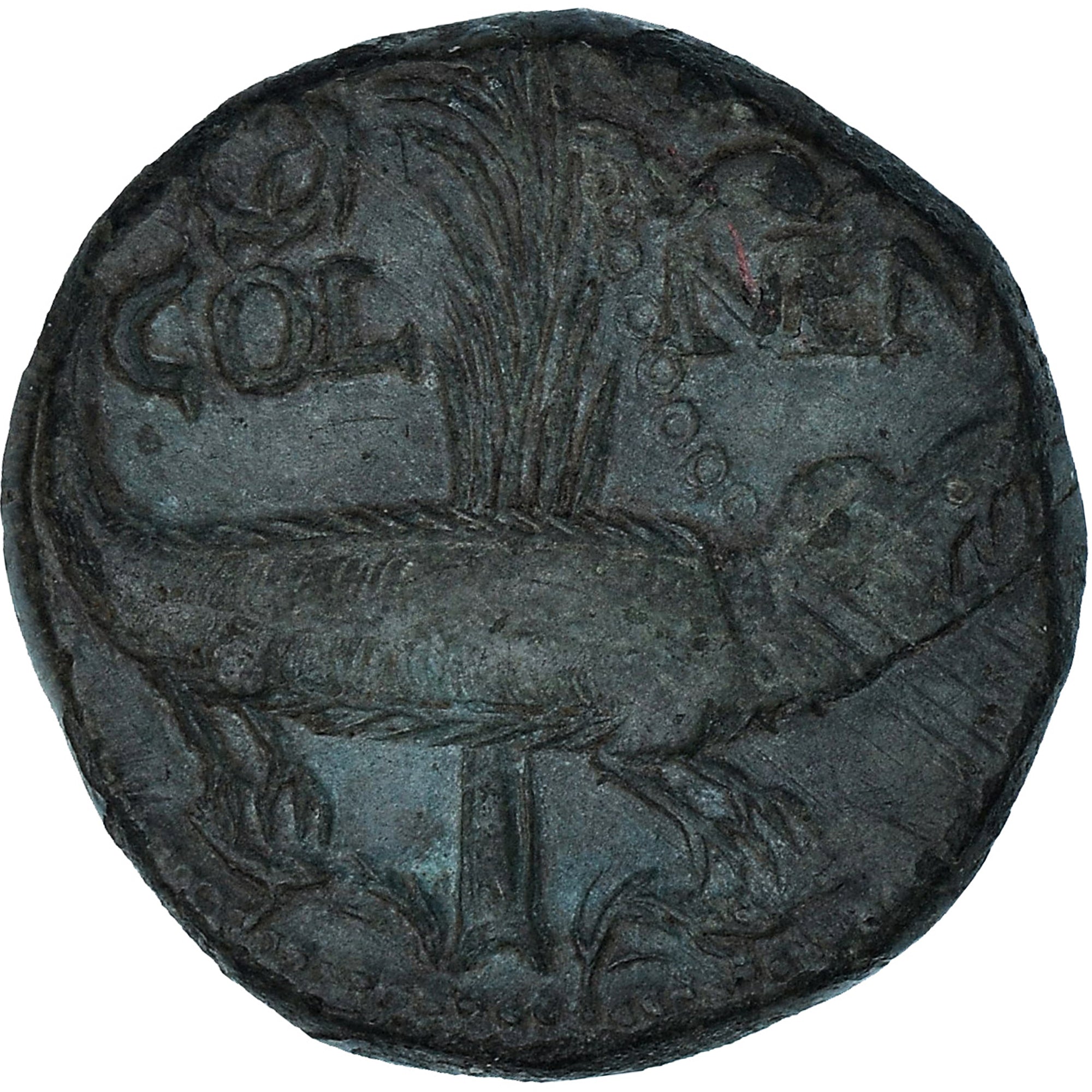 Augustus & Agrippa, Dupondius, 10-14 AD, Nîmes, Bronze, AU(50-53)