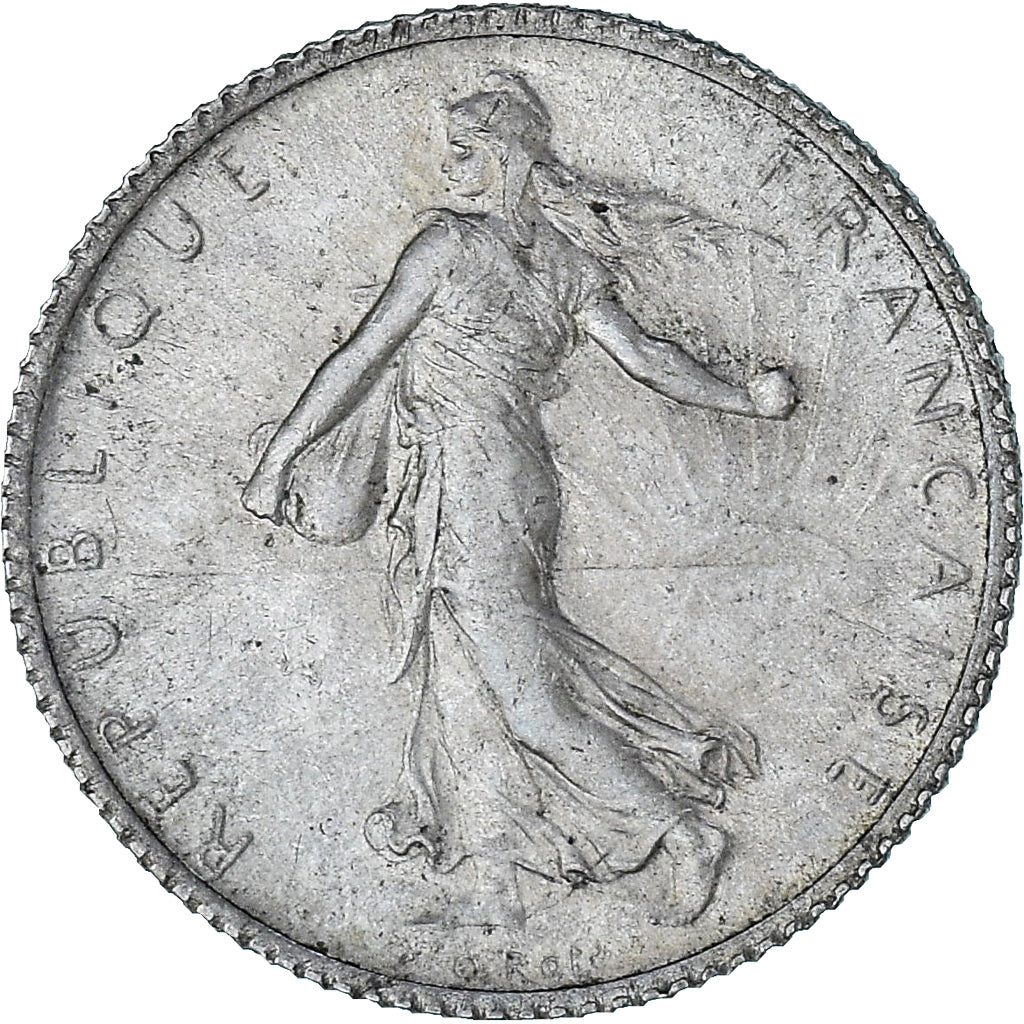 France, Semeuse, 1 Franc, 1913, Paris, AU(55-58), Silver, KM:844.1, Gadoury:467
