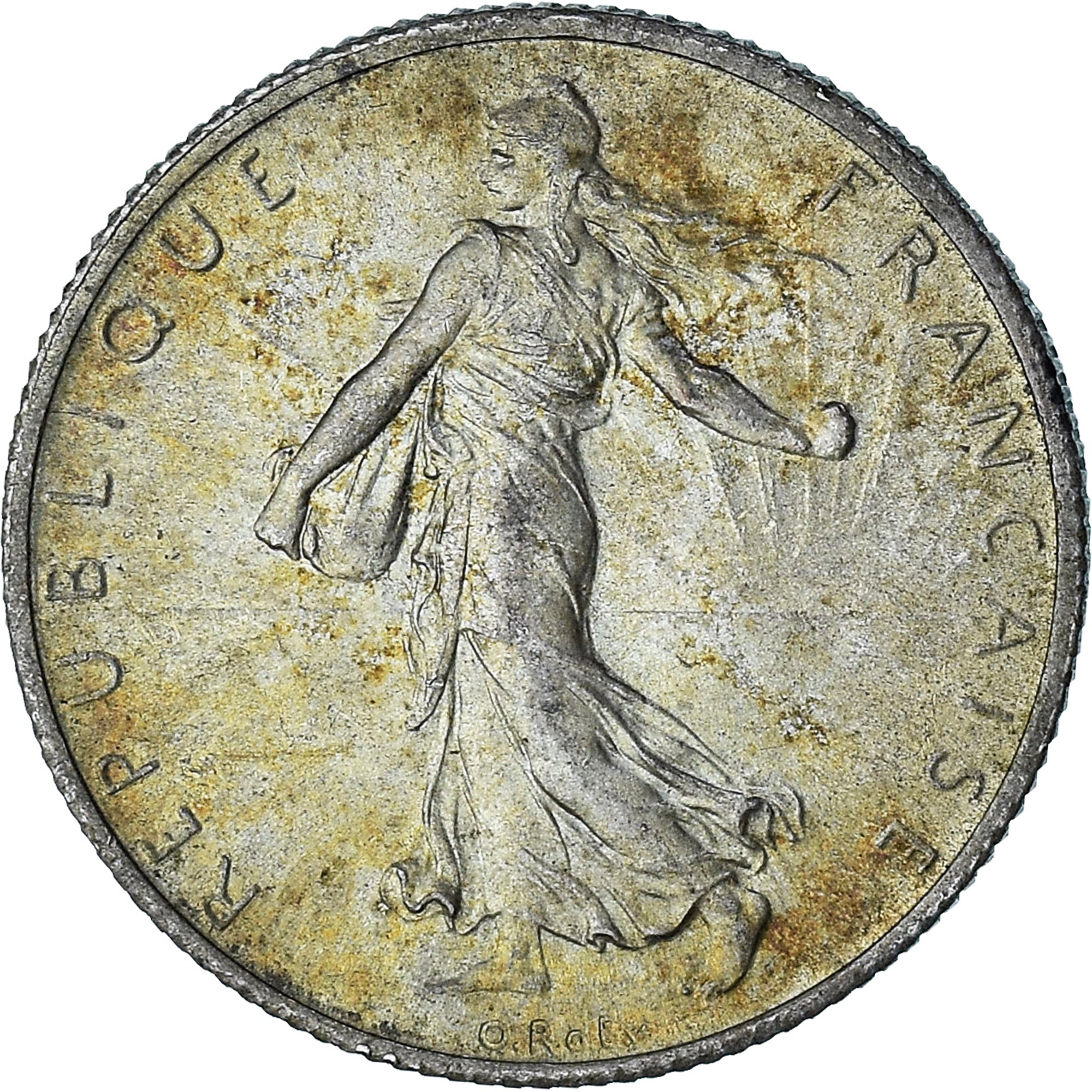 Frankreich, Semeuse, 2 Francs, 1914, Castelsarrasin, VZ+, Silber, KM:845.2