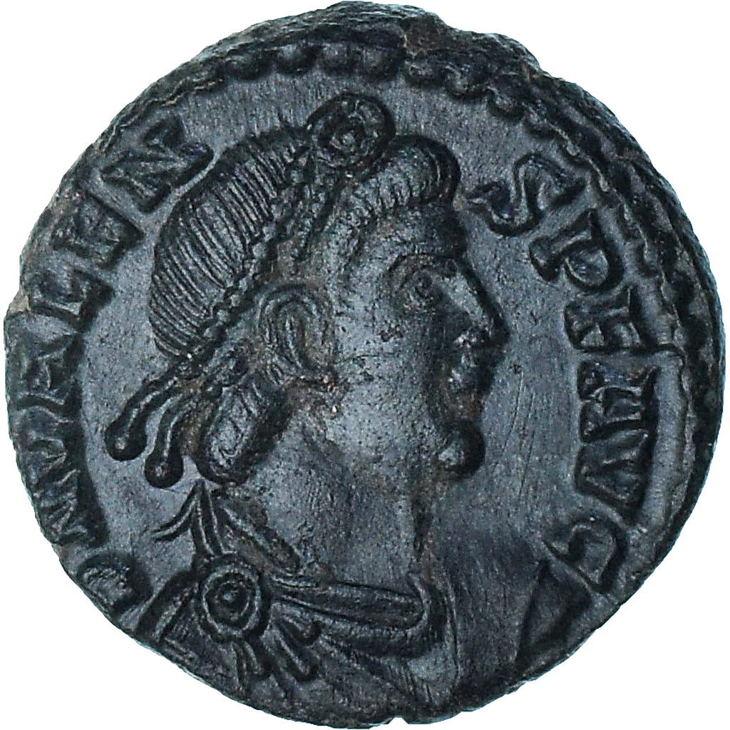 Valens, Follis, 375-378, Arles, Bronze, AU(55-58), RIC:19a