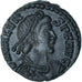 Valens, Follis, 375-378, Arles, Bronze, AU(55-58), RIC:19a