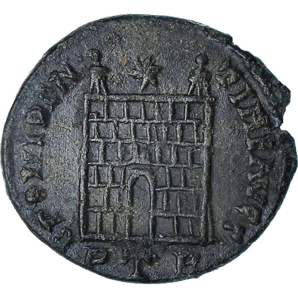 Crispus, Follis, 317-326, Trèves, Bronze, TTB