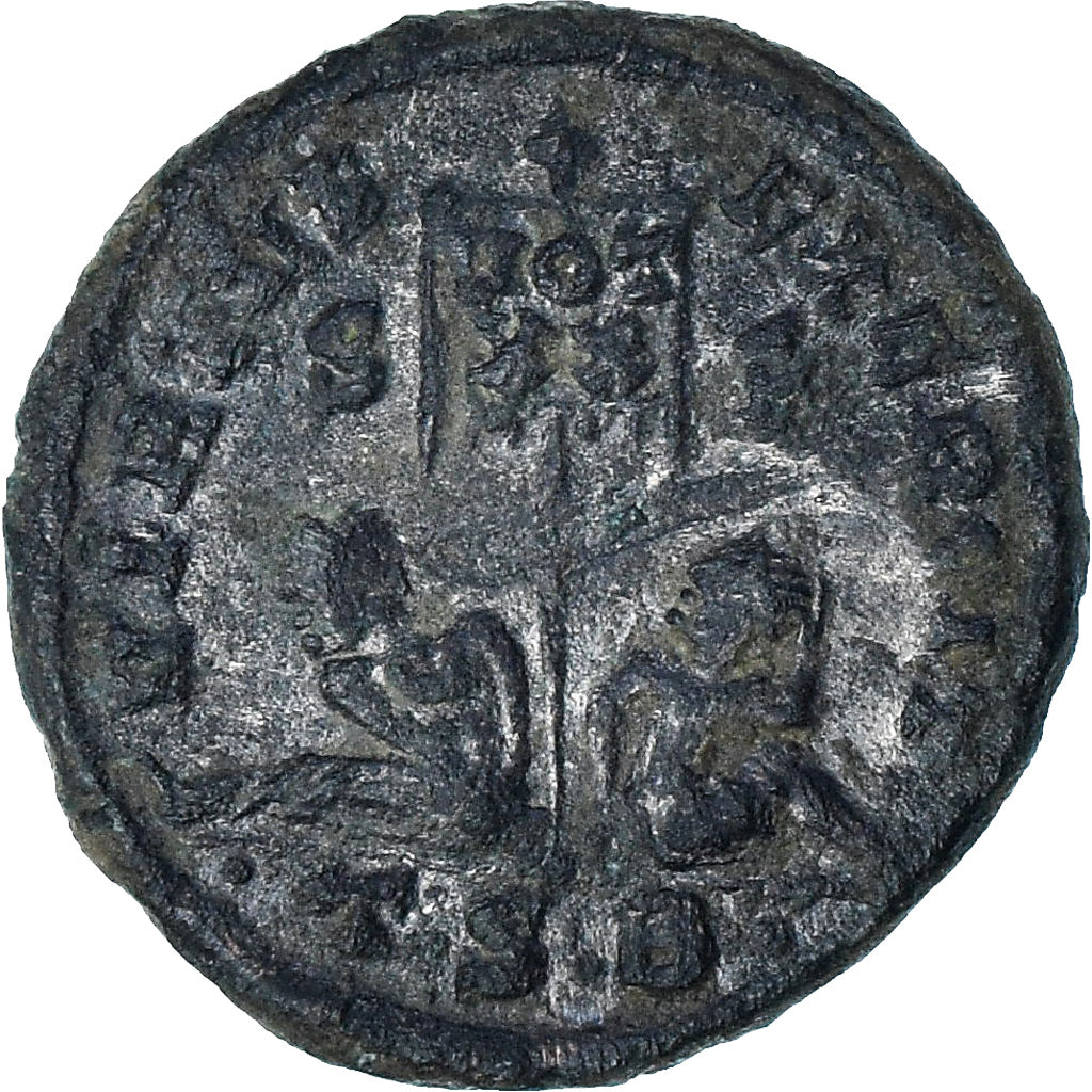 Constantine II, Follis, 320, Thessalonica, Bronze, AU(50-53), RIC:80