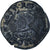 Francja, Charles X, Double Tournois, 1594, Troyes, VF(30-35), Bilon, CGKL:150