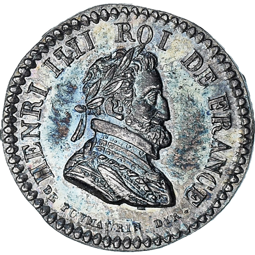 Francia, Quinaire, Louis XVIII & Henri IV, SPL-, Argento