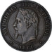 França, Napoleon III, 2 Centimes, 1861, Paris, AU(50-53), Bronze, KM:796.4
