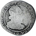 França, Henri III, 1/4 Franc col fraisé, 1577, Rouen, Muito, F(12-15), Prata