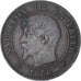 France, Napoleon III, 2 Centimes, 1856, Rouen, AU(50-53), Bronze, KM:776.2
