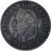 Francja, Napoleon III, 2 Centimes, 1862, Paris, AU(50-53), Brązowy, KM:796.4