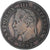 Francja, Napoleon III, 2 Centimes, 1862, Bordeaux, AU(50-53), Brązowy