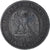 França, Napoleon III, 2 Centimes, 1862, Bordeaux, AU(50-53), Bronze, KM:796.6