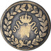 Frankrijk, Napoleon I, 1 Décime, 1815, Strasbourg, FR+, Bronzen, Gadoury:195e