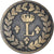 Francia, Louis XVIII, Decime, 1815, Strasbourg, MB+, Bronzo, Gadoury:196d