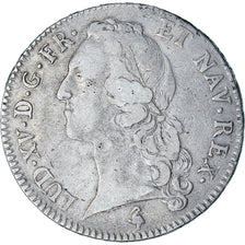 França, Louis XV, Écu au bandeau, 1762, Paris, VF(30-35), Prata, Gadoury:322