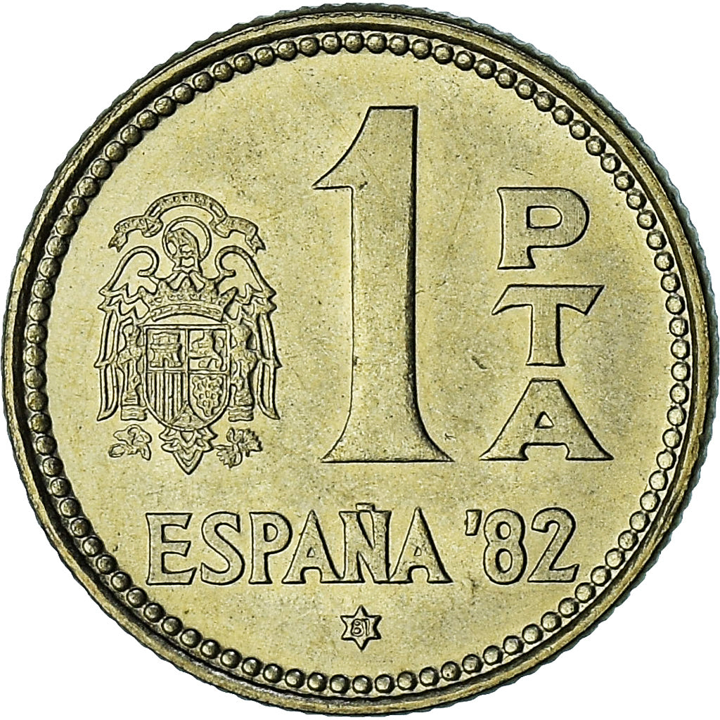 Spagna, Juan Carlos I, Peseta, 1980 (81), Madrid, SPL+, Alluminio-bronzo, KM:816