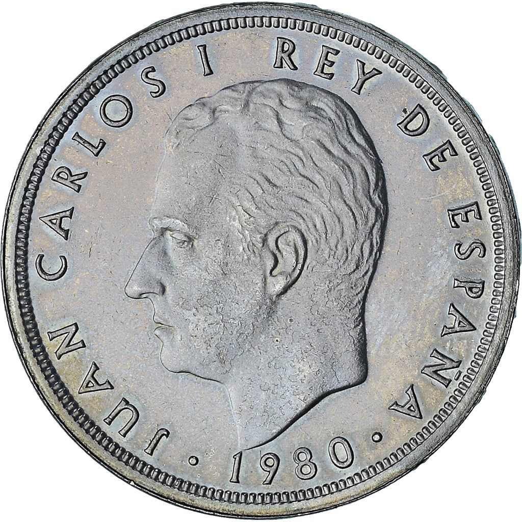 Spagna, Juan Carlos I, 50 Pesetas, 1980 (80), Madrid, SPL+, Cupronickel, KM:819