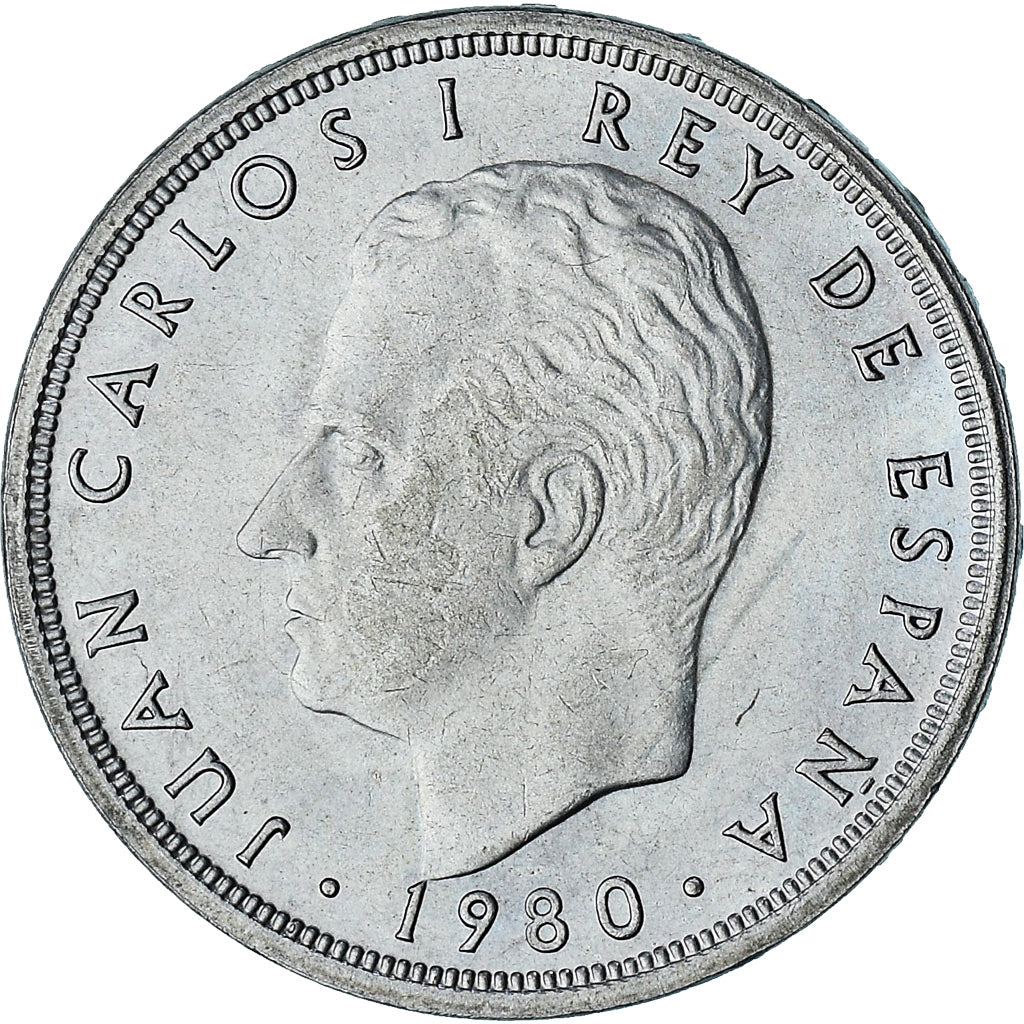 Spanien, Juan Carlos I, 50 Pesetas, 1980 (82), Madrid, UNZ+, Cupronickel, KM:819