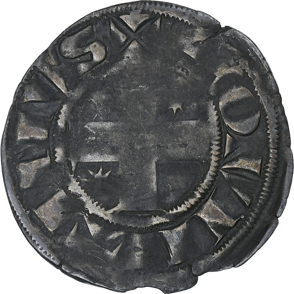 France, Comté de Vermandois, Éléonore de Vermandois, Denier, ca. 1148-1213