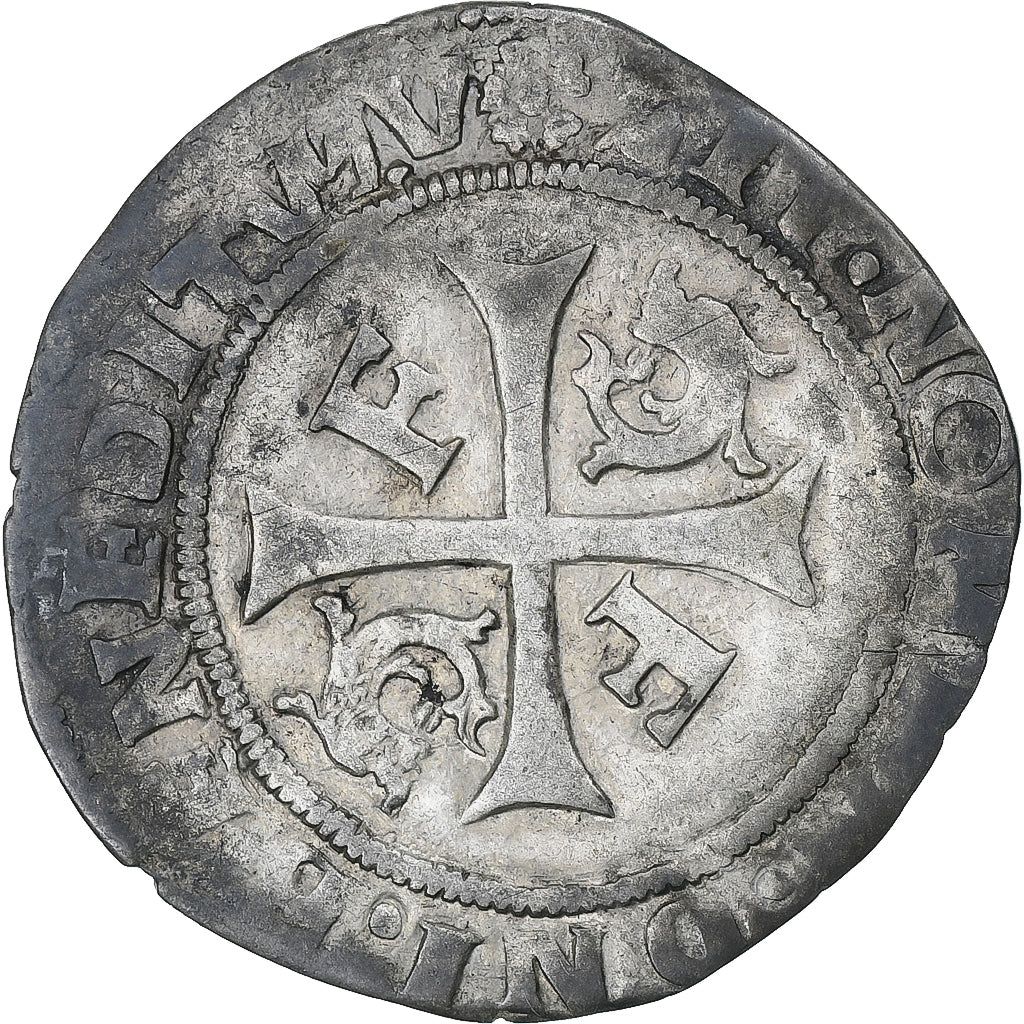 França, François Ier, Blanc du Dauphiné, 1515-1547, Grenoble, 8th type