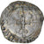 Francia, Charles VI, Gros dit "Florette", 1417-1422, Uncertain Mint, BC+, Plata