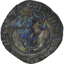 Francia, Charles VI, Niquet, 1421-1422, Troyes, MB+, Biglione, Duplessy:401