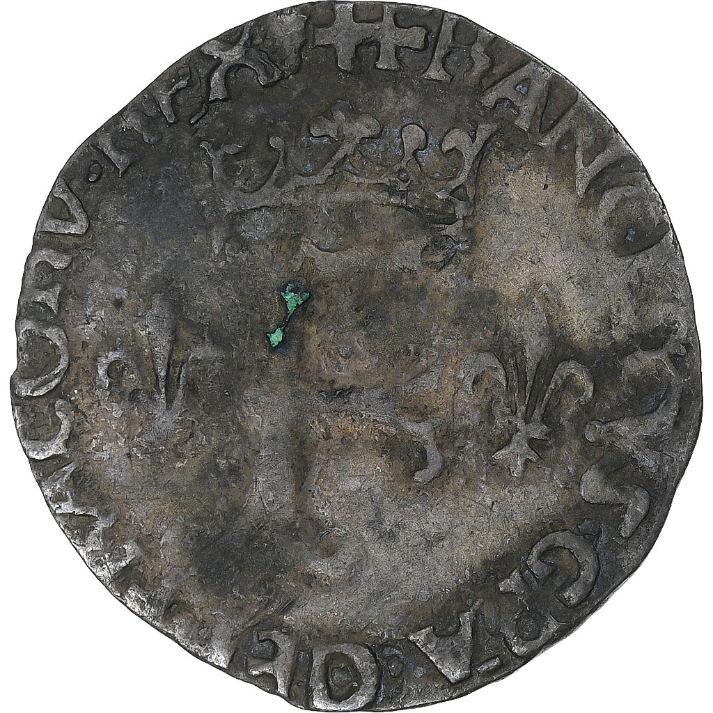 França, François Ier, Dizain Franciscus, 1515-1547, La Rochelle, 1st Type