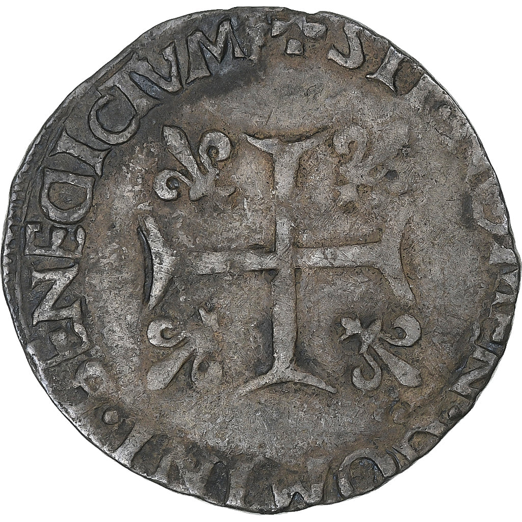 França, François Ier, Dizain Franciscus, 1515-1547, La Rochelle, 1st Type