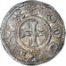France, Seigneurie de Déols, Eudes, Denier, 980-1038, Deols, Billon, TTB