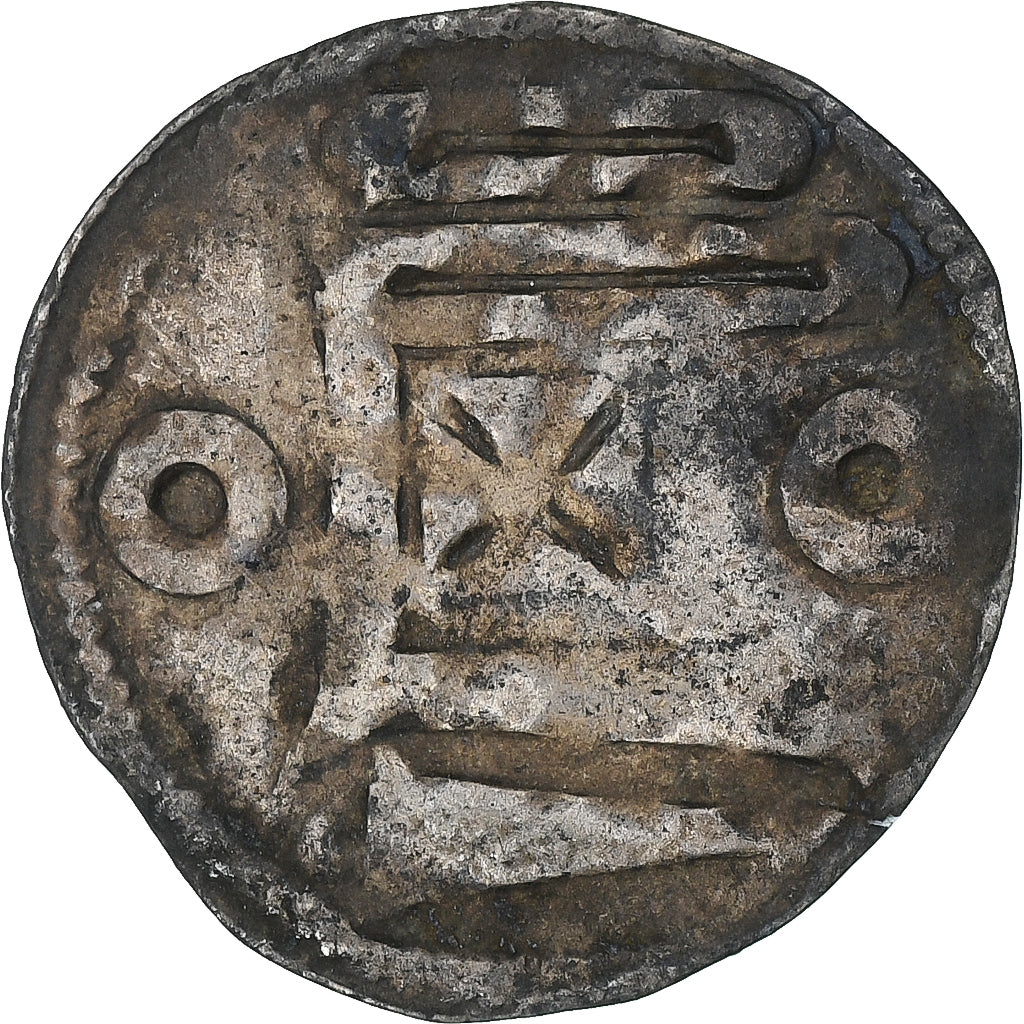 France, Comté du Perche, Rotrou III, Denier, 1100-1144, Nogent-le-Rotrou, TTB