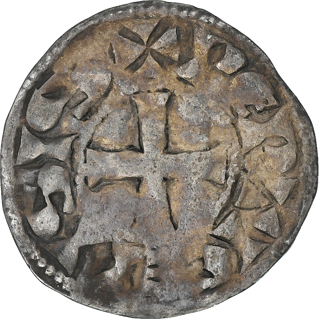 France, Comté du Perche, Rotrou III, Denier, 1100-1144, Nogent-le-Rotrou, TTB