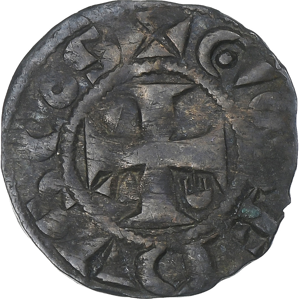 França, Seigneurie de Gien, Geoffroy II de Donzy, Denier, 1060-1160, Gien