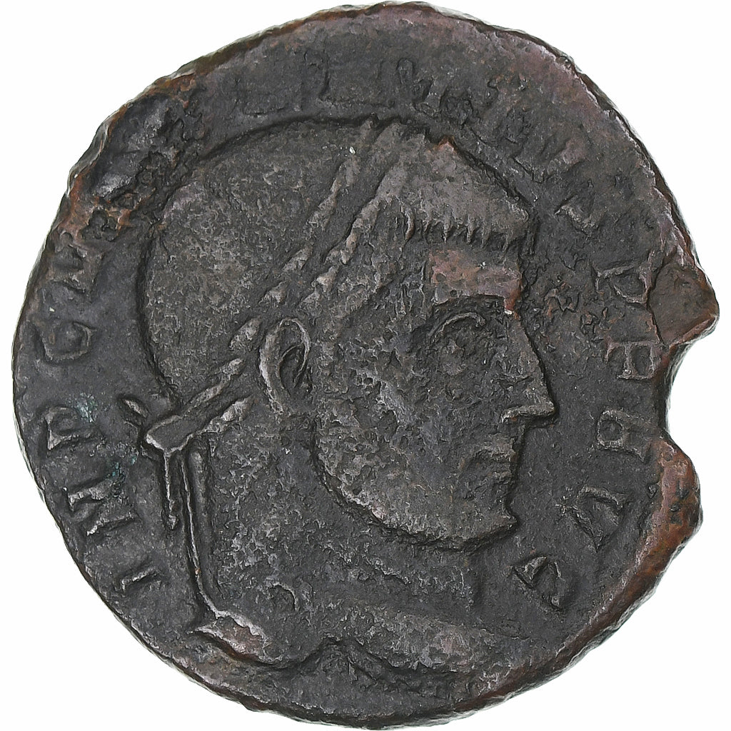 Maxentius, Follis, 309-312, Ostia, Bronze, AU(50-53), RIC:35
