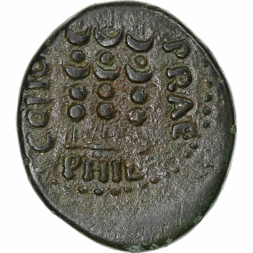 Macedonia, time of Claudius to Nero, Æ, 41-68, Philippi, Bronzo, BB, RPC:1651