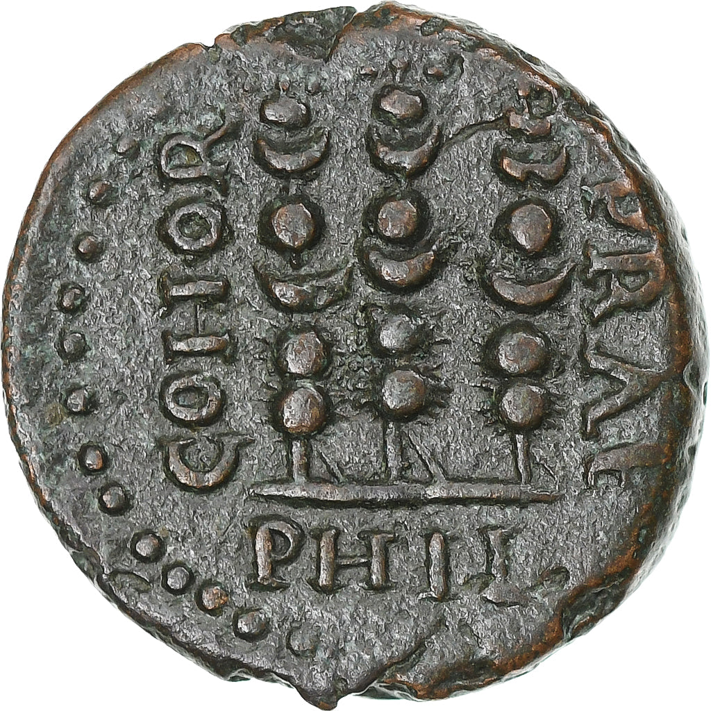 Macedonia, time of Claudius to Nero, Æ, 41-68, Philippi, Bronze, AU(50-53)