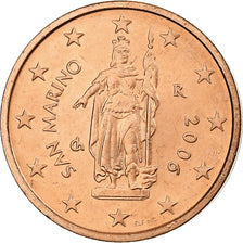 San Marino, 2 Euro Cent, BU, 2006, Rome, Copper Clad Steel, EF(40-45)