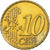 Grèce, 10 Euro Cent, 2002, Athènes, Or nordique, TTB, KM:184