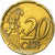 Grecia, 20 Euro Cent, 2002, Athens, Nordic gold, MBC, KM:185