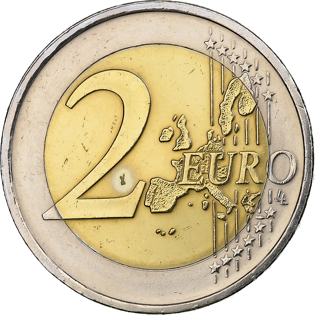Grecia, 2 Euro, 2002, Athens, Bimetálico, MBC, KM:188