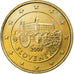 Slowakije, 50 Euro Cent, BU, 2009, Nordic gold, ZF, KM:100