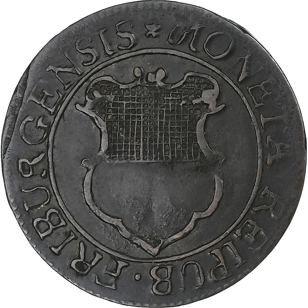 Szwajcaria, Fribourg, 2 Kreuzer, 1789, Fribourg, AU(50-53), Bilon, KM:47