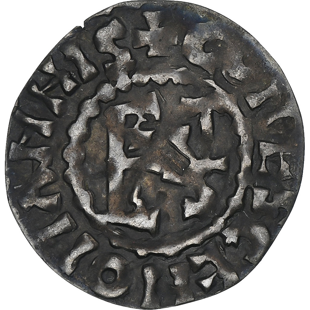 France, Comté du Maine, Herbert I, Denier, Le Mans, Immobilized type