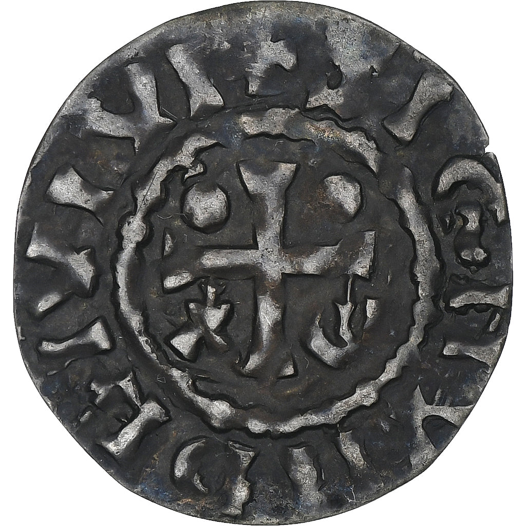 France, Comté du Maine, Herbert I, Denier, Le Mans, Immobilized type
